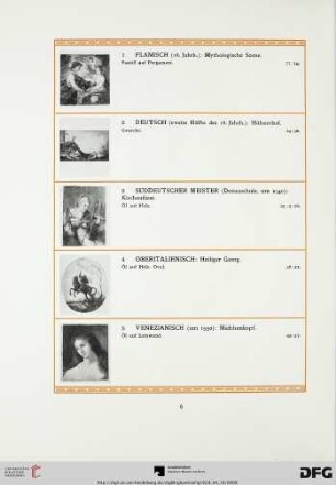 Gemälde (Nr. 1-102)