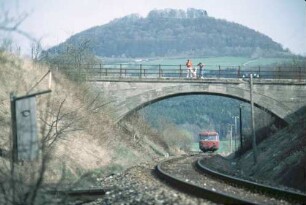 Wäschenbeuren Schienenbus Baureihe 797 Beiwagen Baureihe 997 Zug GD-GP Brücke 9089 Hohenrechberg