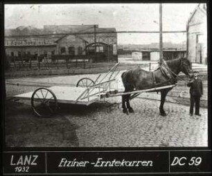 Einachsiger Erntekarren