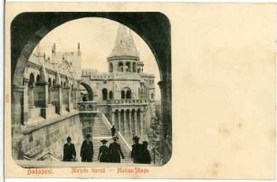 Budapest. Fischerbastei (1895-1902; Frigyes Schulek), Krönungsstiege