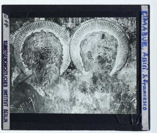 Cimabue, Freskenzyklus in S. Francesco d'Assisi, Wunder des Petrus : Ausschnitt