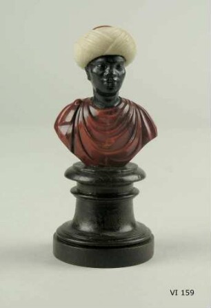 Büste eines Afrikaners mit Turban