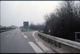 Einfahrt in Kreisel (Mannheim Richtung Bad Friedrichshall)