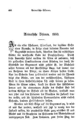 Animalische Visionen. 1860