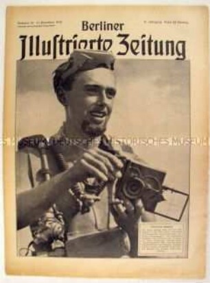 Wochenzeitschrift "Berliner Illustrierte Zeitung" u.a. zur Lage in Nordafrika und am Schwarzen Meer