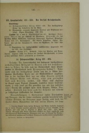 III. Hauptperiode: 431-338. Der Verfall Griechenlands