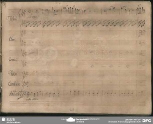 Cavatina: "Ah s'io fossi come Orfeo" in C-Dur