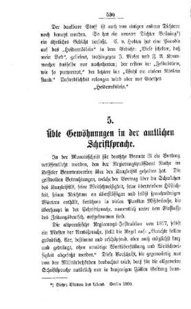 Üble Gewöhnungen in der amtlichen Schriftsprache