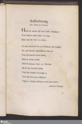 Aufrichtung