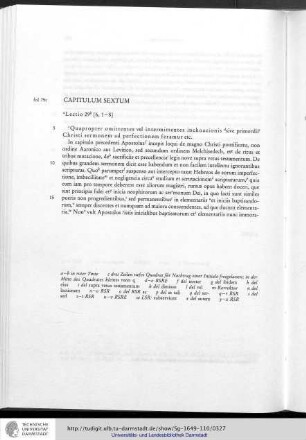 Capitulum sextum