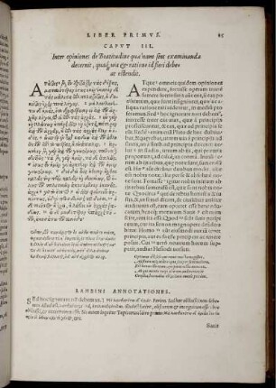 Capvt III.