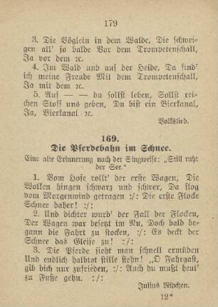 169. Die Pferdebahn im Schnee