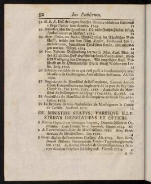 82-96, De Ministris Status, Variisque Illustribus Dignitatibus et Officiis. - Bellum Smalcaldium.