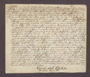Testament des Pfarrers Georg Lindwurm zu Eisingen und dessen Ehefrau Anna Maria