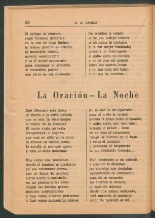 La oración - La noche