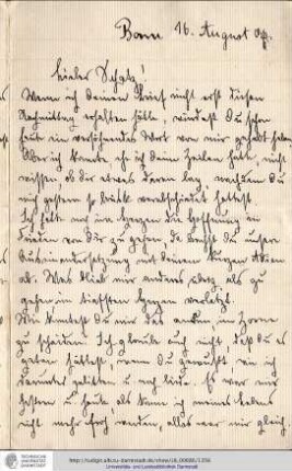 Brief vom 16.08.1907