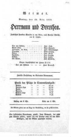 Herrmann und Dorothea