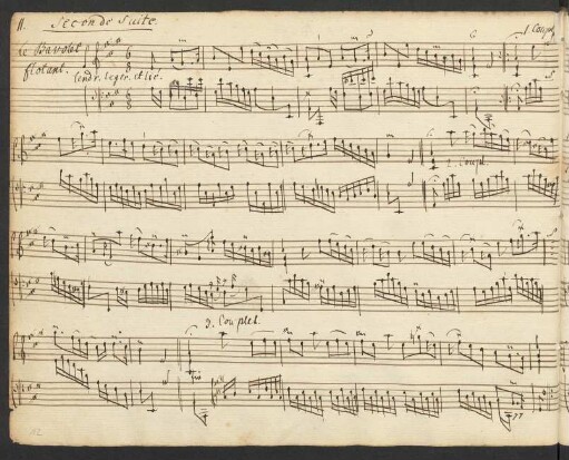 Stücke für Tasteninstrument; cemb; A-Dur; CauC 201; CauC 195; CauC 254; CauC 256; CauC 196; CauC 303