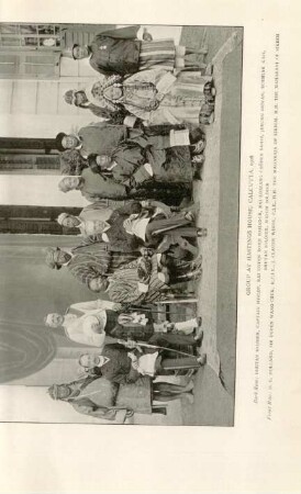 Group at Hastings House, Calcutta, 1906