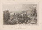 Das alte Schloss zu Heidelberg von oben gesehen