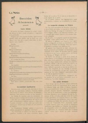 Sección alemana