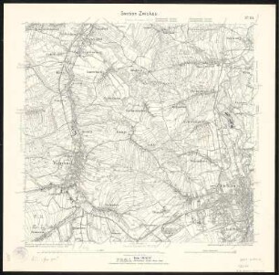 Äquidistantenkarte 111 : Section Zwickau, 1908 : Section Zwickau. - 1:25000. - Leipzig: Giesecke & Devrient, 1908. - 1 Kt.
