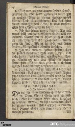Weyhnacht-Lieder.
