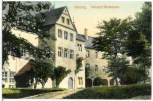 Leisnig. Schlosshof Mildenstein