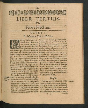 Liber Tertius. De Febre Hectica.