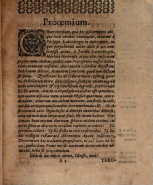 Decas theorematum astronomicorum