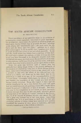 The South African Constitution
