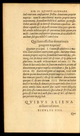Quibus Alienare licet vel non. Titulus VIII.
