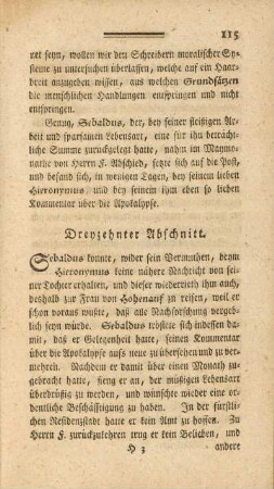 Dreyzehnter Abschnitt.