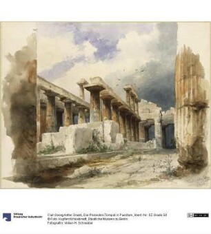 Der Poseidon-Tempel in Paestum