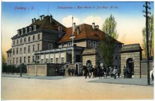 Freiberg. Stabsgebäude und Kaserne - Wache