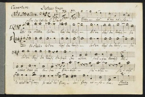 No. 1. Solo und Chor