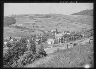 Geising. Blick auf Altenberg