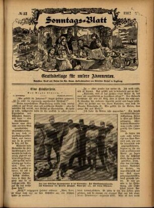 Ausgabe vom Sonntag, den 11. August 1912.