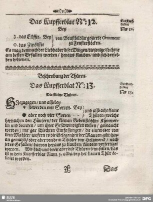 Das Kupfferblat No.12.