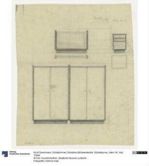 Schlafzimmer, Schränke (Möbelentwürfe, Schlafräume)