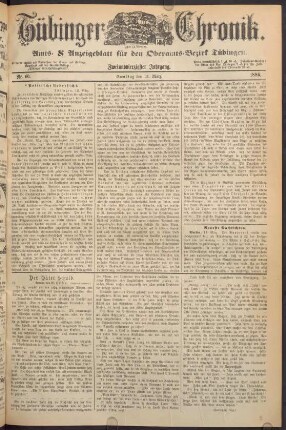 13. März (Nro. 60) - 19. März (Nro. 65)