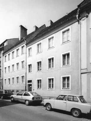 Görlitz-Altstadt, Langenstraße 39/40. Wohnhäuser (um 1955). Straßenansicht