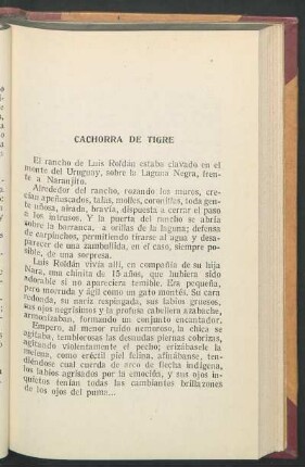 Cachorra de tigre