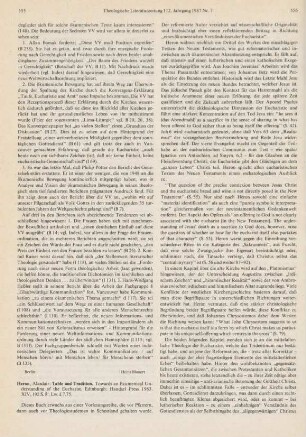 555-557 [Rezension] Heron, Alasdair I. C., Table and tradition