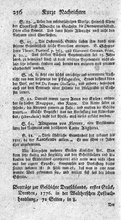 Beyträge zur Geschichte Teutschlands. St.1.