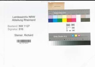 Entnazifizierung Richard Steiner , geb. 00.00.0000 (Dentist)