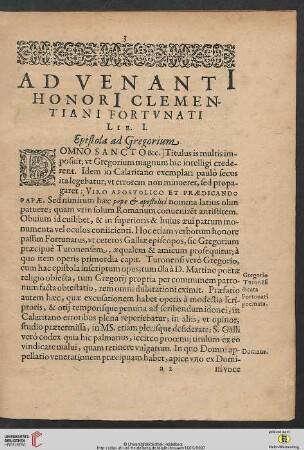Lib. I.: Epistola ad Gregorium