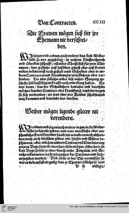 Weiber mögen ligende gütter nit verendern