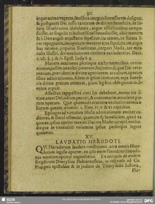 XV. Laudatio Herodoti