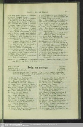 Roda mit Rittergut